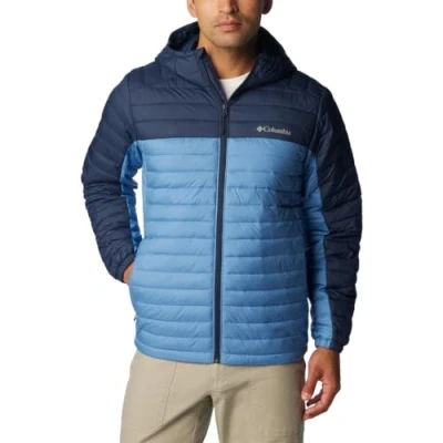 Abbildung von Columbia Silver Falls Hooded Jacket, Steppjacke mit Kapuze für Herren, Skyler/Collegiate Navy, Größe XL