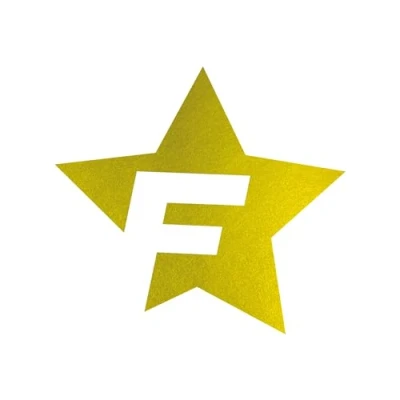 Abbildung von Foliatec 33975 Car Design Sticker F Star 39 x 41 cm, Gold Chrom Matt