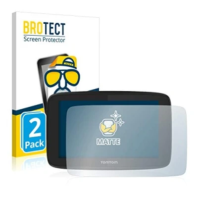 Abbildung von BROTECT Entspiegelungs Schutzfolie für TomTom Go Professional 520 (2 Stück) Matte Displayschutz Folie, Anti Reflex, Fingerprint