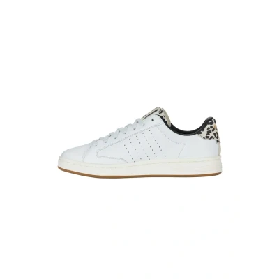 Abbildung von K Swiss Damen Lozan Klub LTH Sneaker, WHT/Leopard/SNWWHT, 41 EU