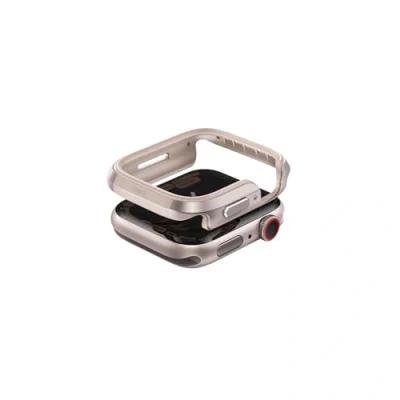Abbildung von Apple Watch 40 mm Bumper Uniq Valencia Beige Aluminium Smartwatch Hüllen