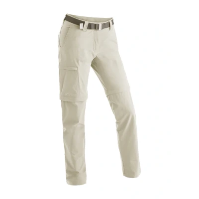 Abbildung von Maier Sports Inara Slim Zip, Damen Wanderhose, Wasserabweisende Hose für Trekking und Hiking, Enganliegender Schnitt, Zipp off Funktion, PFC frei, mSTRETCH pro 4 &amp; Dryprotec, Braun, 40 (W31/L31)