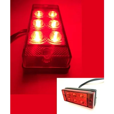 Abbildung von Matel Service Nebelschlußleuchte Nebellicht Nebelleuchte 108x46x24mm Universal 12/24V 2W 6 LED