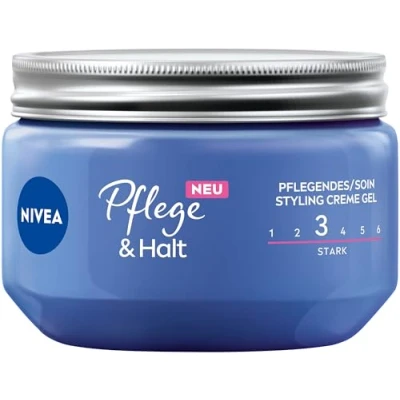 Abbildung von NIVEA 1er Pack Haar Gel, Styling Creme Starker Halt, 1 x 150 ml Tiegel, Pflege &amp; 86878_1