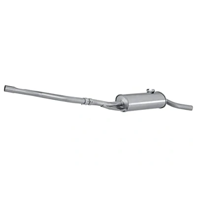 Abbildung von HELLA 8LD 366 036 161 Endschalldämpfer hinten mit Anbauteilen VOLKSWAGEN: Polo II Coupe