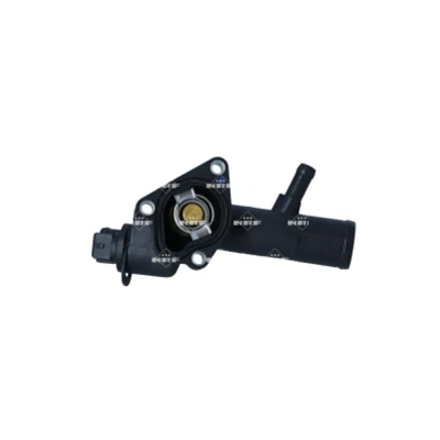Abbildung von NRF 725237 Kühlwasserthermostat 89 mit Sensor, Dichtring Gehäuse RENAULT: Kangoo I, CLIO 2, SCENIC DACIA: Logan I MCV, Duster SUV
