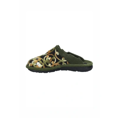 Abbildung von Josef Seibel Lille 07 Hausschuh, Damen, Größe: 39, Oliv multi Schuhe