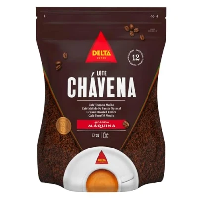 Abbildung von Delta Chavena gemahlener Röstkaffee für Maschinen 250g