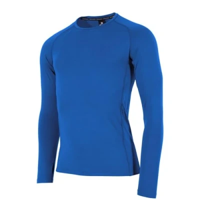 Abbildung von Stanno Thermoshirt Long Sleeve Core Baselayer Langarmshirt Kompressionsshirt Enge Passform Shirt mit Langen Ärmeln Belüftend Gelb Größe S