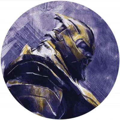 Abbildung von Komar Fototapete &quot;Avengers Painting Thanos&quot;, 125x125 cm (Breite x Höhe), rund und selbstklebend