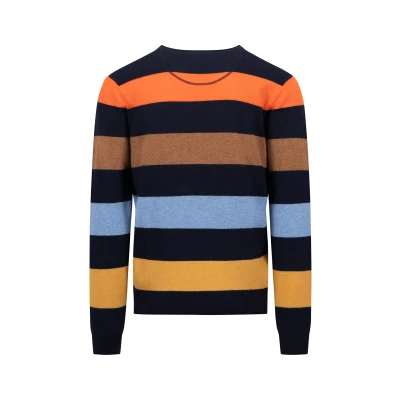 Abbildung von FYNCH HATTON Wollpullover, mit Streifenmuster