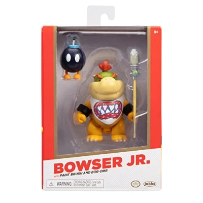 Abbildung von Jakks Pacific Sammelfigur Super Mario Bowser Junior 10 cm Figur (Sammlerbox) (NEU &amp; OVP)