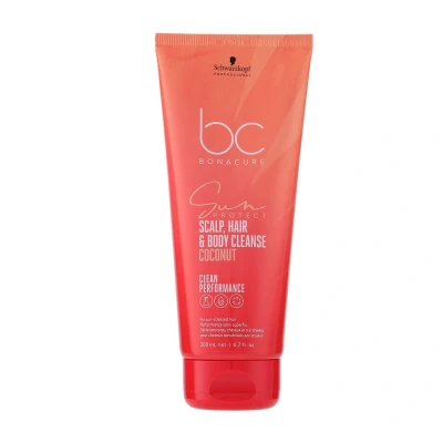 Abbildung von Schwarzkopf Professional Bonacure Sun Scalp, Hair en Body Cleanse 200 ml