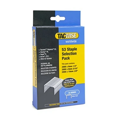 Abbildung von Tacwise Heftklammern Multipack 53 verzinkt 53/6, 53/8, 53/10 VE=je 200