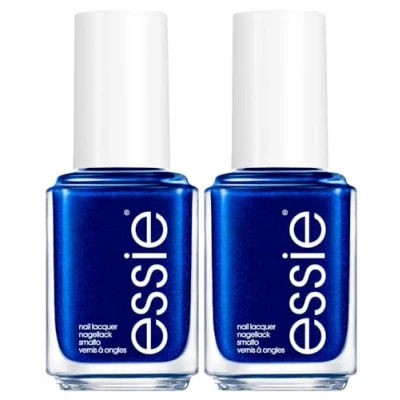 Abbildung von Essie Nagellack mit langem Halt, professionelles und glänzendes Ergebnis, 14 Tage Halt flachem Applikator, Farbe 92 Aruba Blue 2 Kosmetika