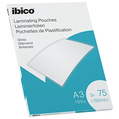 Abbildung von Ibico Laminierfolien, A3, leicht, 100 Stück, transparent, 5101212