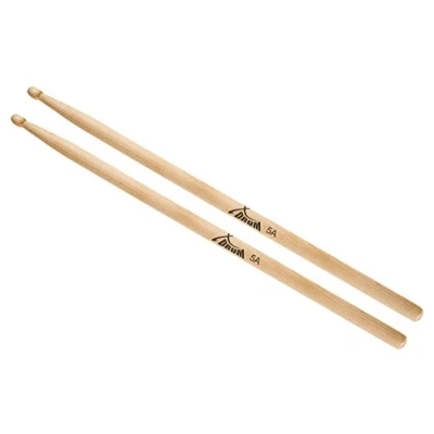 Abbildung von XDrum Schlagzeug Sticks 5A Wood Tip (Holzkopf, Länge: ca. 405 mm, 1 Paar)