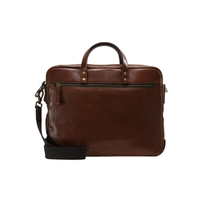 Abbildung von Fossil Haskell Aktentasche, Herren, Größe: One Size, Cognac