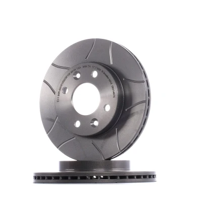 Abbildung von BREMBO MAX LINE 09.3148.75 Bremsscheibe 238 20 4 innenbelüftet, geschlitzt beschichtet mit Schrauben RENAULT: Super 5 Schrägheck, CLIO 1, THALIA 2