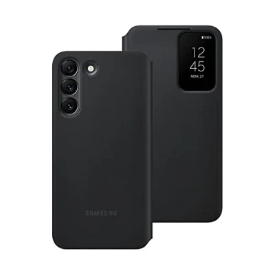Abbildung von Samsung Galaxy S22 Clear View Book Case Schwarz