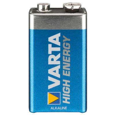 Abbildung von Varta High Energy 9V Block Alkali Nicht wiederaufladbare Batterie Batterien (Alkali, 9 V, 6LR61)