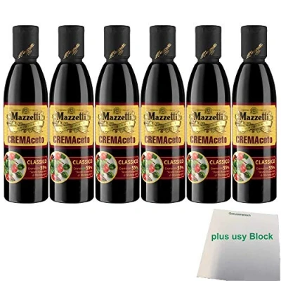 Abbildung von Mazzetti Cremaceto Classico 6er Pack (6x250ml Flasche) + usy Block