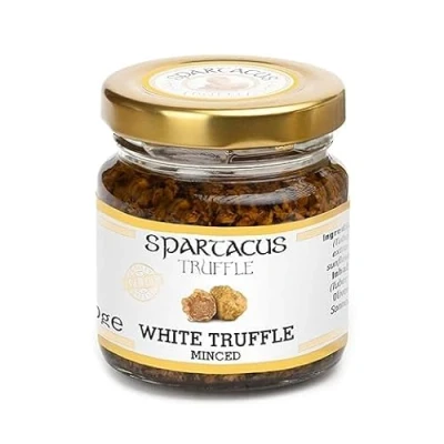 Abbildung von Spartacus weißer Gehackter Trüffel Gönnen Sie sich kulinarische Exzellenz Erlesene schwarze für Feinschmecker (40g)