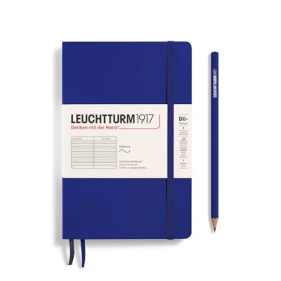 Abbildung von LEUCHTTURM1917 372374 Notizbuch Paperback B6+, Softcover Schreibbuch, 123 nummerierte Seiten, Ink, liniert