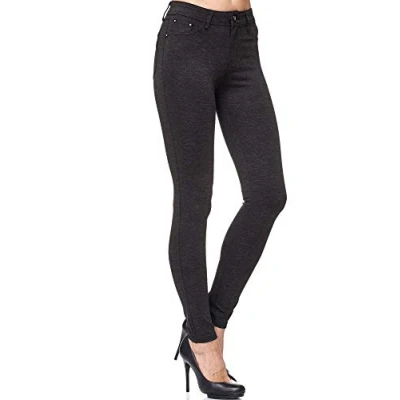 Abbildung von Elara Damen Stretch Hose Skinny Fit Jegging Chunkyrayan H92 Grau 54 (7XL)