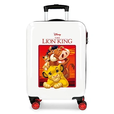 Abbildung von Disney The Lion King Kabinenkoffer Rot 37x55x20 cms Hartschalen ABS Kombinationsschloss 34L 2,6Kgs 4 Doppelräder Handgepäck