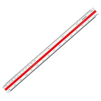 Abbildung von Graphoplex Dreikantmaßstab, zum Abbilden, 1:500 bis 1:2500, 30 cm