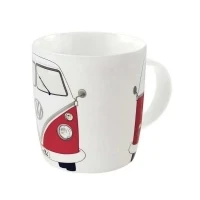 Abbildung von VW Collection by BRISA Tasse Volkswagen Große Keramik Kaffeetasse, Cappuccino Becher, New Bone China, Teetasse in verschiedenen Farben und Designs
