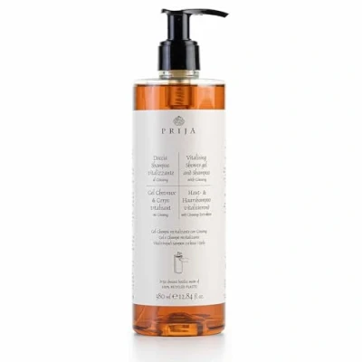 Abbildung von Prija Ginseng Duschgel Set 18x 380ml für Wellness, Spa, Hotel 100% natürlich, vegan, dermatologisch getestet