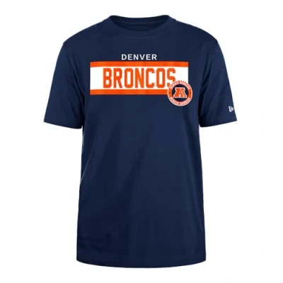 Abbildung von DENVER BRONCOS Unisex NFL Regular High Density Ink Screenprint Front Graphic Original Team Color T Shirt, Navy, 3XL EU