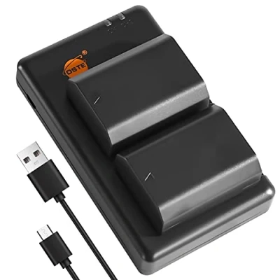 Abbildung von DSTE 2PCS NP FZ100 FZ100(2000mAh/7.2V) Batterie Ladegerät Compatible für Sony A7R3,A7R III,α7R III,α7R3,Alpha 9,Alpha 9R,Alpha Kamera a9R,Alpha a9S,Alpha 9S Digital