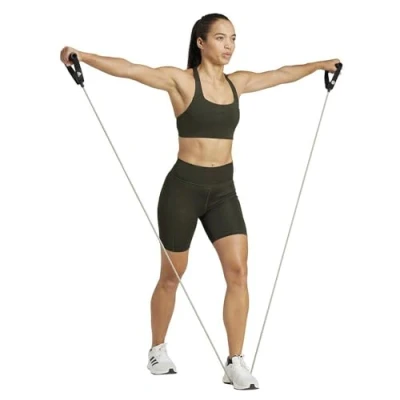 Abbildung von adidas Performance Optime Tights, Damen, Größe: Large, Shadow olive