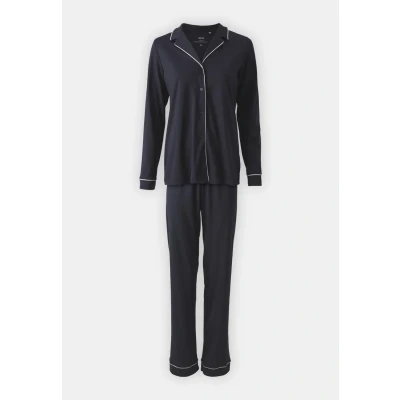 Abbildung von Calida Night Lovers Pyjama, Damen, Größe: 40/42, Dark lapis blue