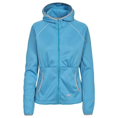 Abbildung von Trespass Sunnyside, Marine, M, Warme Fleecejacke 300g/m² mit Kapuze für Damen, Medium, Blau