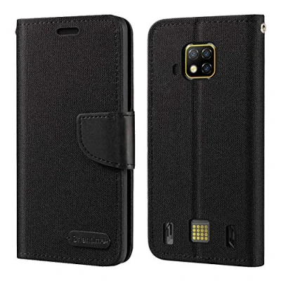 Abbildung von Doogee S95 Pro Hülle, Oxford Leder Wallet Case mit Soft TPU Back Cover Magnet Flip für