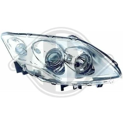 Abbildung von DIEDERICHS 4474081 Scheinwerfer links H7/H7 chrom RENAULT: LAGUNA 3 Grandtour,