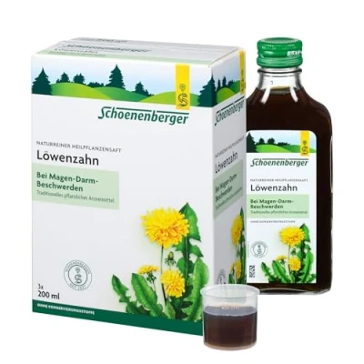Abbildung von Löwenzahn Saft Schoenenberger Heilpflanz.säfte