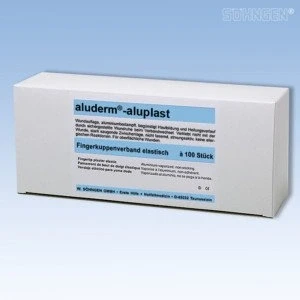 Abbildung von Söhngen Wundpflaster Fingerkuppenverband aluderm aluplast elastisch VE