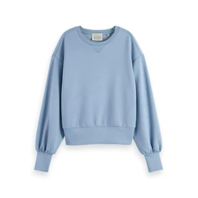 Abbildung von Scotch &amp; Soda Damen Modal Sweatshirt, Faded Denim V441, L