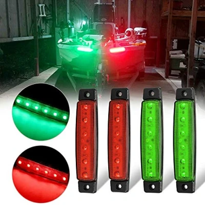 Abbildung von GSRECY 4 x LED Navigationsleuchte 12V für Boot, Heck, Elektroboot und Skiff