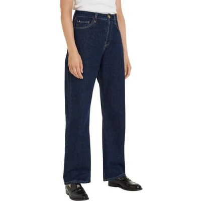 Abbildung von Tommy Hilfiger LOOSE fit Jeans STRAIGHT RW CLER mit Logo Badge