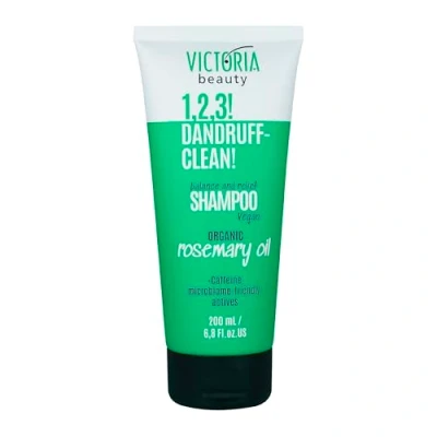 Abbildung von Victoria Beauty Rosmarin Shampoo gegen Schuppen und Haarausfall mit Bio Rosmarinöl Koffein Für volle Haare, Haarwachstum beschleunigen, Frauen Männer, 200ml