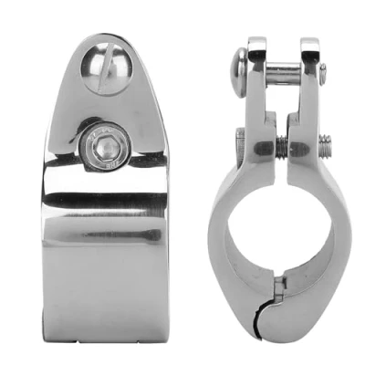 Abbildung von Marine Jaw Slide Hardware Bimini Top Boot 2pcs Edelstahlboot Schenk mit Upper Kiefer Schieber Armaturen (25 mm/0,98 Zoll)