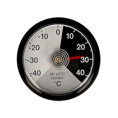 Abbildung von Lantelme Raumthermometer Auto Thermometer mechanisches selbstklebend Temperaturmessgerät, 1 tlg.