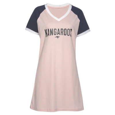 Abbildung von Kangaroos BIG Tshirt print, Damen, Größe: 32/34, Rosa dunkelblau
