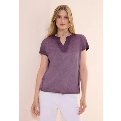 Abbildung von Cecil Washedoptik Tshirt basic, Damen, Größe: XL, Pink
